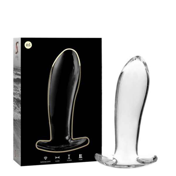 Nebula Series By Ibiza Model 5 — Glass Butt Plug, 12.5 cm — Anal — view 6