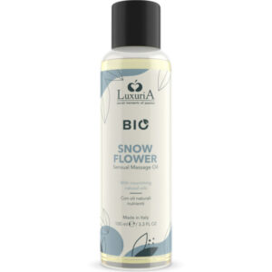 Intimateline Luxuria Bio Snow Flower — Massage Oil, Floral — Body Massage Oils