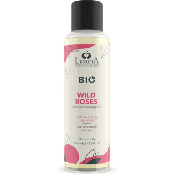Intimateline Luxuria Bio Wild Roses — Massage Oil, Floral — Body Massage Oils