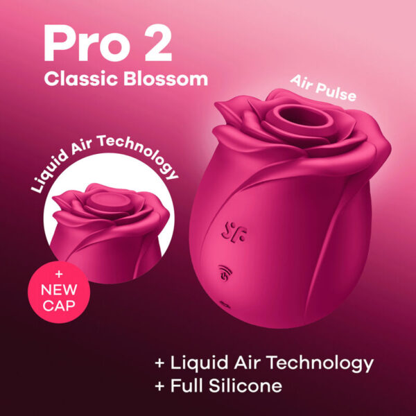 Satisfyer Pro 2 Classic Blossom — Air Pulse Stimulator — Clitoral Stimulators — view 8