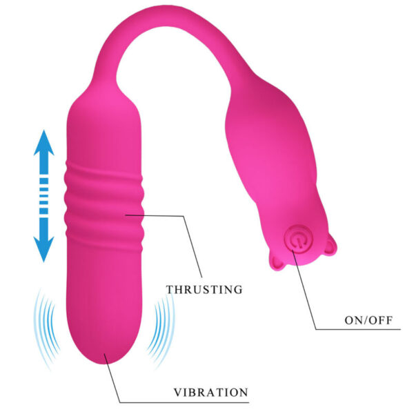 Pretty Love Nobikuma — Bullet Vibrator, Rechargeable, Pink — Bullet Vibrators