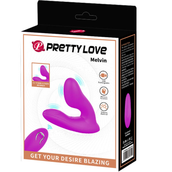 Pretty Love Melvin — Rabbit Vibrator, Remote Control — Clitoral Stimulators — view 9