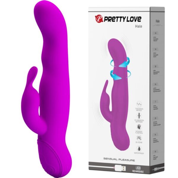 Pretty Love Hale — Rotating Vibrator, Rechargeable, Lilac — Clitoral Stimulators — view 8