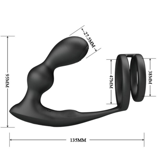 Pretty Love Marshall — Vibrating Cock Ring, Remote Control — Cock Rings — view 6