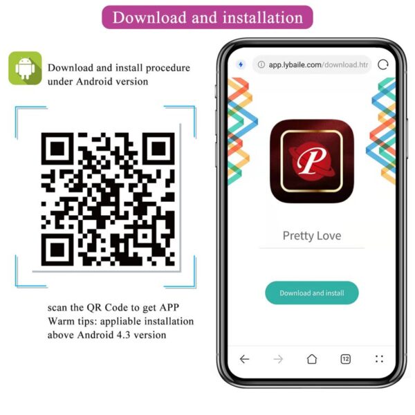 Pretty Love Fisher — Vibrating Egg, Pink — App-Controlled Sex Toys — view 6