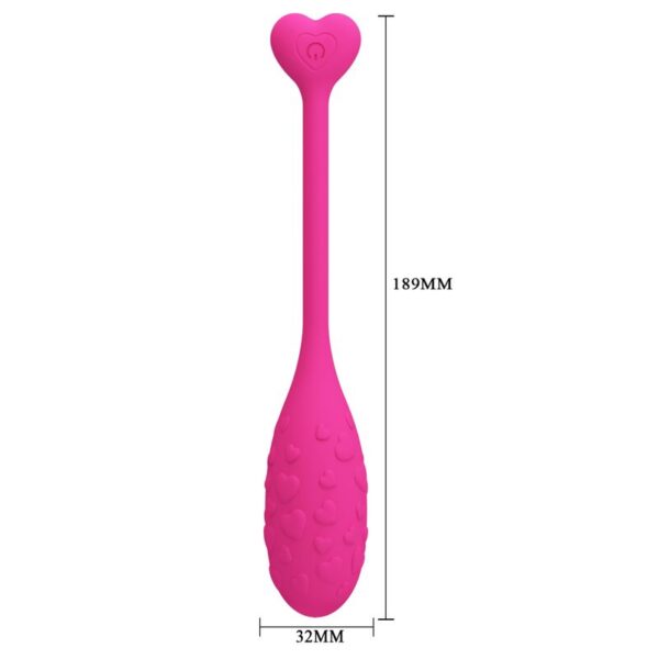 Pretty Love Fisher — Vibrating Egg, Pink — App-Controlled Sex Toys — view 4