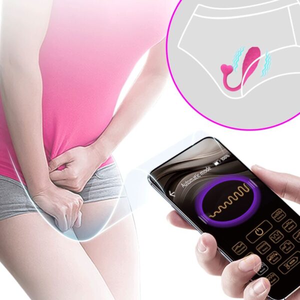 Pretty Love Fisher — Vibrating Egg, Pink — App-Controlled Sex Toys — view 8
