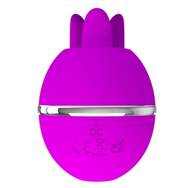 Pretty Love Gemini Ball — Tongue Vibrator, Purple — Clitoral Vibrators — view 7