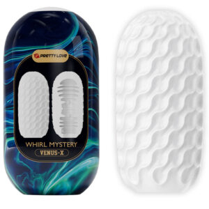 Pretty Love Whirl Mystery Venus — Male Masturbator, White — Male Masturbators