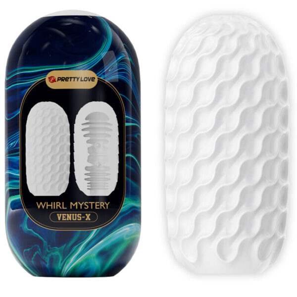 Pretty Love Whirl Mystery Venus — Male Masturbator, White — Male Masturbators