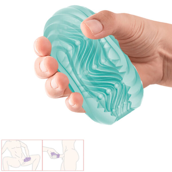 Pretty Love Twist Angel Cupid — Male Masturbator, Turquoise — Male Masturbators — view 2