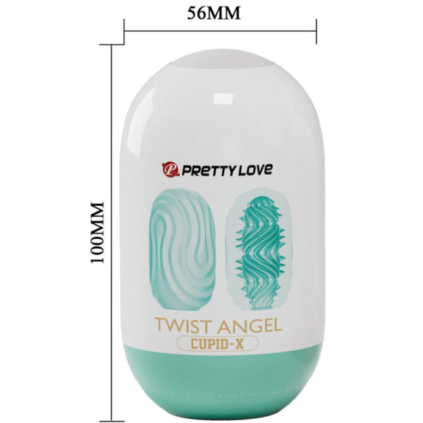 Pretty Love Twist Angel Cupid — Male Masturbator, Turquoise — Male Masturbators — view 4