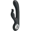 Pretty Love Carina — Rabbit Vibrator, Heated, Black — G-Spot Vibrators