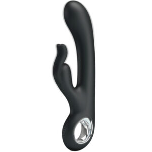 Pretty Love Carina — Rabbit Vibrator, Heated, Black — G-Spot Vibrators