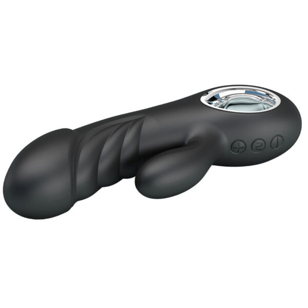 Pretty Love Ansel — Rabbit Vibrator, Rechargeable, Black — G-Spot Vibrators — view 2