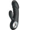 Pretty Love Ansel — Rabbit Vibrator, Rechargeable, Black — G-Spot Vibrators
