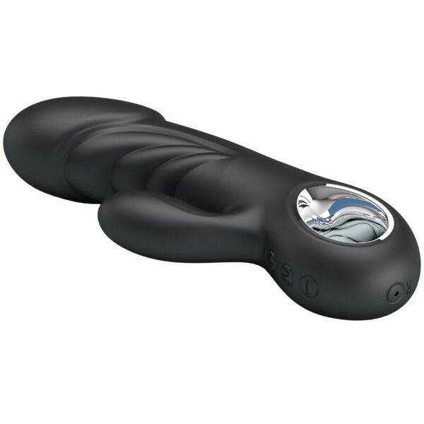 Pretty Love Ansel — Rabbit Vibrator, Rechargeable, Black — G-Spot Vibrators — view 4