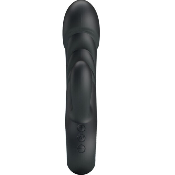 Pretty Love Ansel — Rabbit Vibrator, Rechargeable, Black — G-Spot Vibrators — view 5