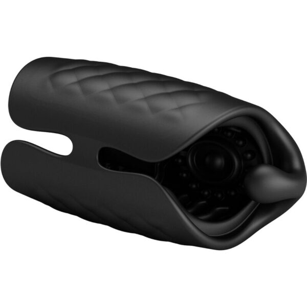 Pretty Love Glans Trainer — Vibrating Masturbator, Black — Male Masturbators — view 4