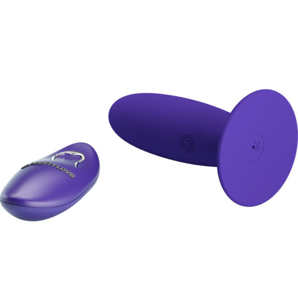 Pretty Love Youth — Vibrating Butt Plug, Remote Control, Violet — Anal — view 5