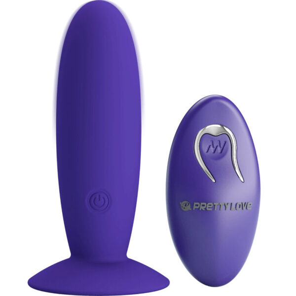Pretty Love Youth — Vibrating Butt Plug, Remote Control, Violet — Anal