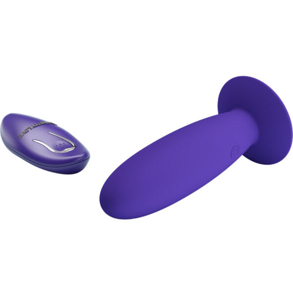 Pretty Love Youth — Vibrating Butt Plug, Remote Control, Violet — Anal — view 6