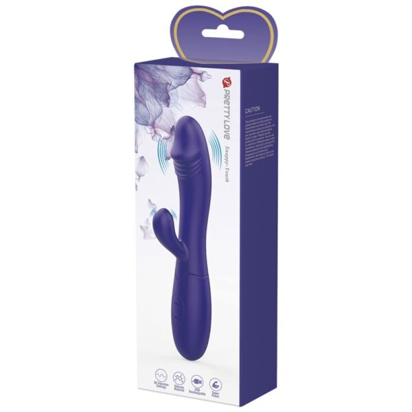 Pretty Love Snappy Youth — Rabbit Vibrator, Rechargeable, Violet — G-Spot Vibrators — view 3