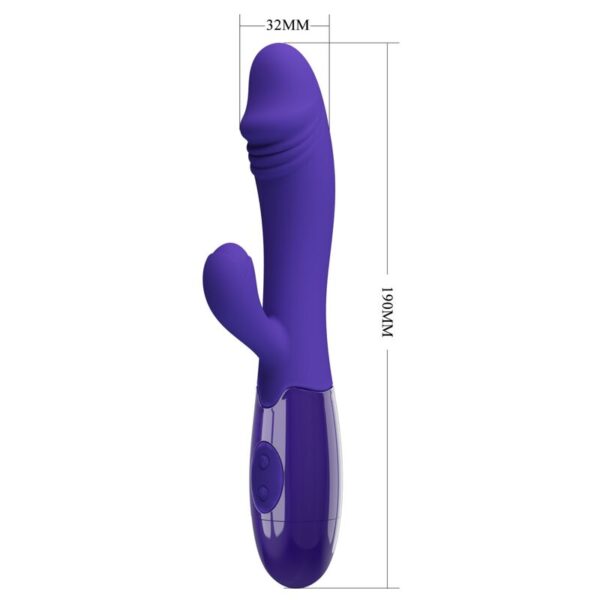 Pretty Love Snappy Youth — Rabbit Vibrator, Rechargeable, Violet — G-Spot Vibrators — view 5
