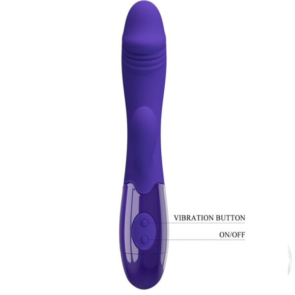 Pretty Love Snappy Youth — Rabbit Vibrator, Rechargeable, Violet — G-Spot Vibrators — view 8