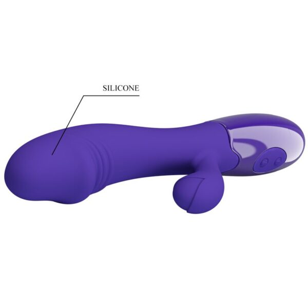 Pretty Love Snappy Youth — Rabbit Vibrator, Rechargeable, Violet — G-Spot Vibrators — view 7