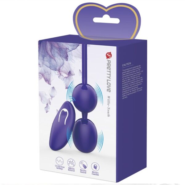 Pretty Love Willie Youth — Vibrating Kegel Balls, Remote Control — Kegel Balls & Ben Wa Balls — view 7