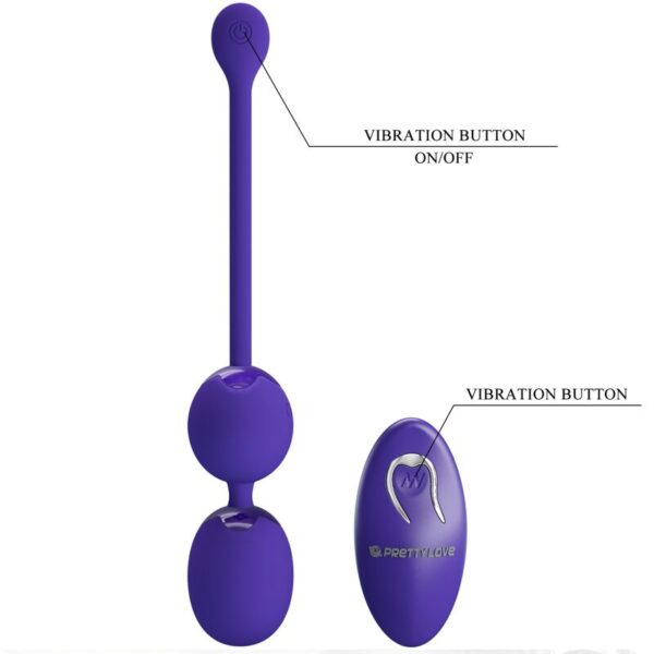 Pretty Love Willie Youth — Vibrating Kegel Balls, Remote Control — Kegel Balls & Ben Wa Balls — view 6