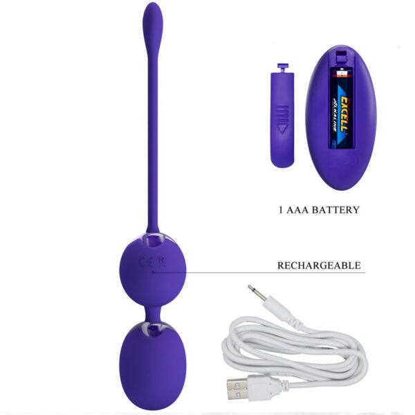 Pretty Love Willie Youth — Vibrating Kegel Balls, Remote Control — Kegel Balls & Ben Wa Balls — view 5