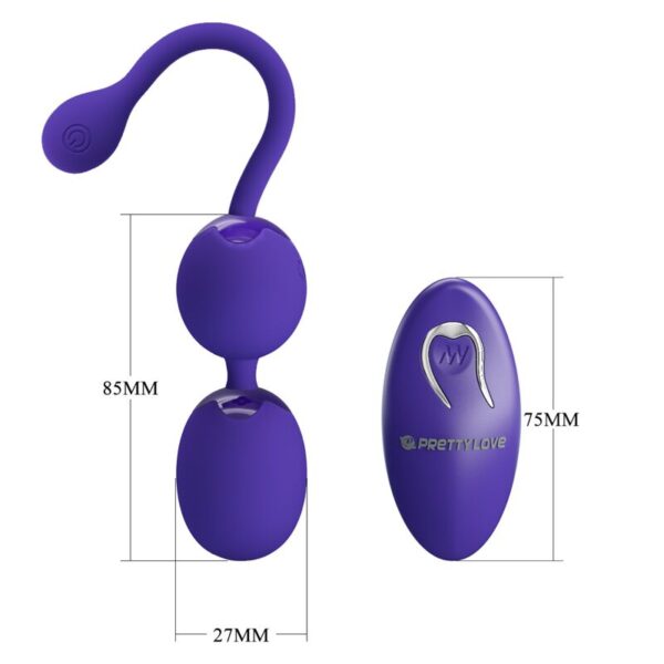 Pretty Love Willie Youth — Vibrating Kegel Balls, Remote Control — Kegel Balls & Ben Wa Balls — view 4
