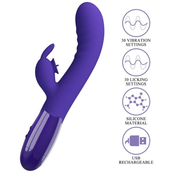 Pretty Love Cerberus Youth — Rabbit Vibrator, Rechargeable — Rabbit Vibrators — view 8