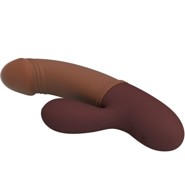 Pretty Love Kane — Rabbit Vibrator, Rechargeable, Brown — G-Spot Vibrators — view 4