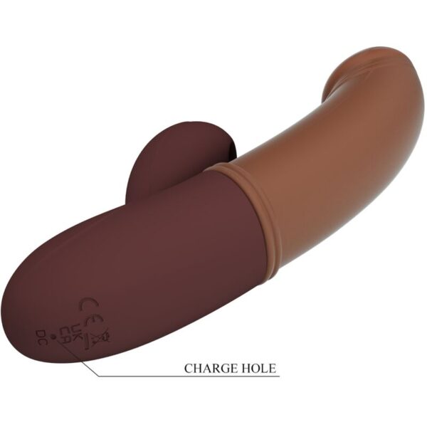 Pretty Love Kane — Rabbit Vibrator, Rechargeable, Brown — G-Spot Vibrators — view 7