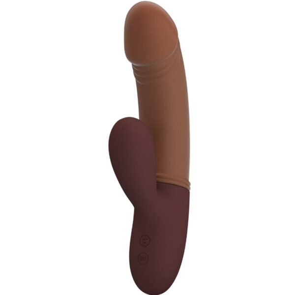 Pretty Love Kane — Rabbit Vibrator, Rechargeable, Brown — G-Spot Vibrators