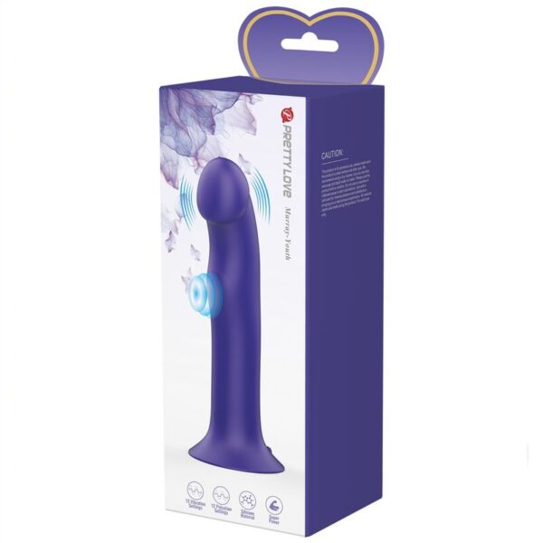 Pretty Love Murray Youth — Vibrating Dildo, Suction Cup, Violet — Dildos — view 3