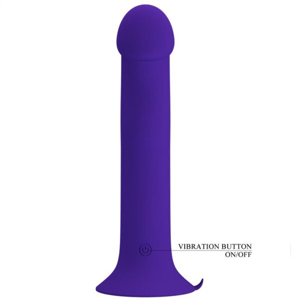 Pretty Love Murray Youth — Vibrating Dildo, Suction Cup, Violet — Dildos — view 4