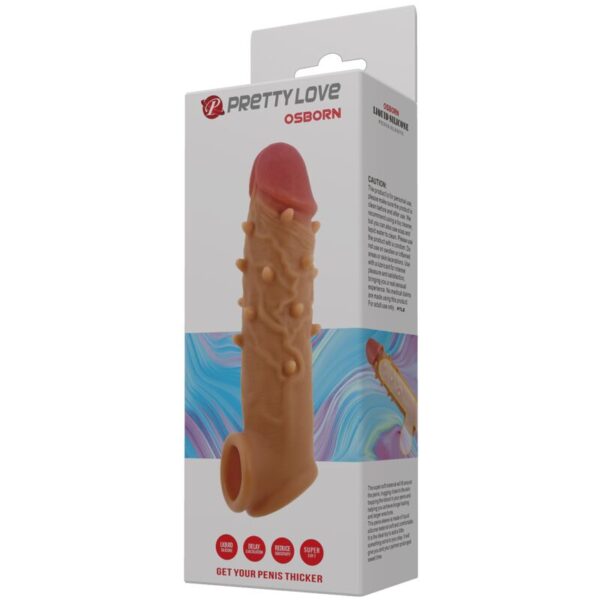 Pretty Love Osborn — Penis Extension Sleeve, Silicone — Penis Accessories — view 4