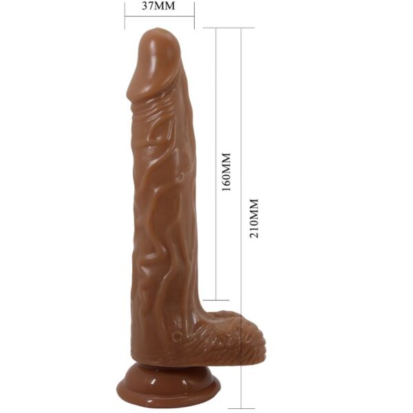 Baile Bodach — Realistic Vibrator, Remote Control, Brown — Realistic Vibrators — view 5