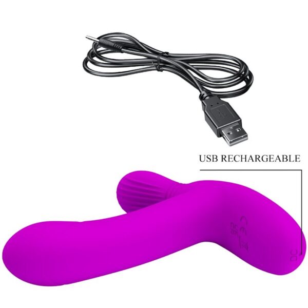 Pretty Love Geri — Rabbit Vibrator, Remote Control, Pink — Clitoral Stimulators — view 9