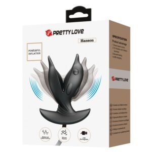 Pretty Love Delfin — Inflatable Butt Plug, Rechargeable — Anal — view 2