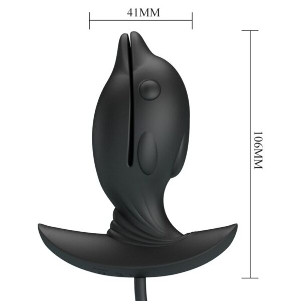 PRETTY LOVE - PLUG ANAL DELFIN CON BOMBA DE AGUA ADAPTADORA Pretty Love Delfin — Inflatable Butt Plug, Rechargeable — Anal — view 8