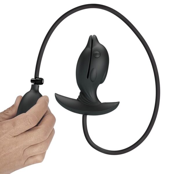 PRETTY LOVE - PLUG ANAL DELFIN CON BOMBA DE AGUA ADAPTADORA Pretty Love Delfin — Inflatable Butt Plug, Rechargeable — Anal — view 7