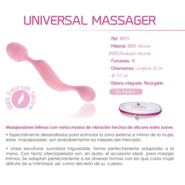 Femintimate Universal — Personal Massager, Rechargeable, Pink — Vibrators — view 4
