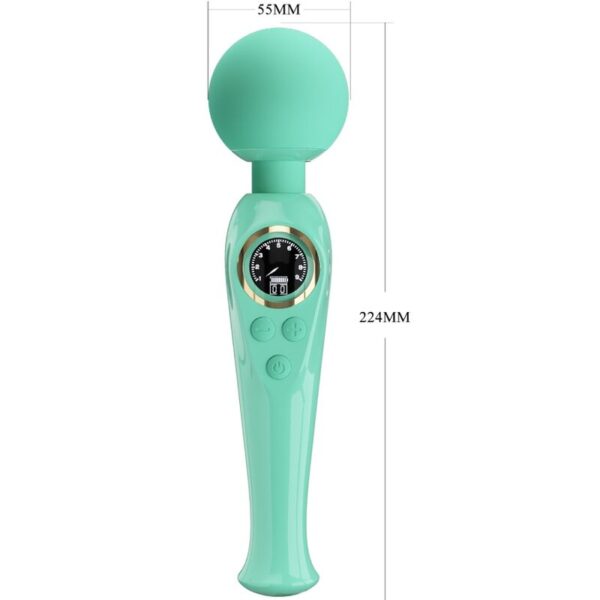 Pretty Love Skyler — Wand Massager, Rechargeable, Green — Vibrators — view 6