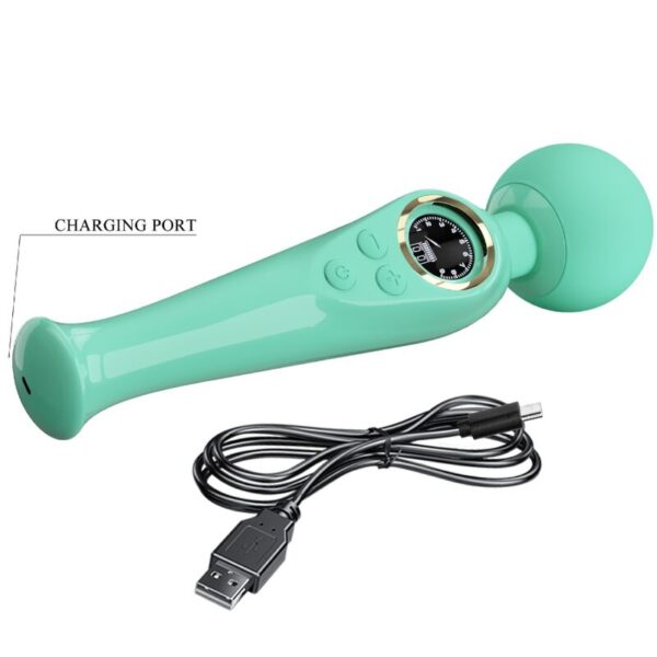 Pretty Love Skyler — Wand Massager, Rechargeable, Green — Vibrators — view 5