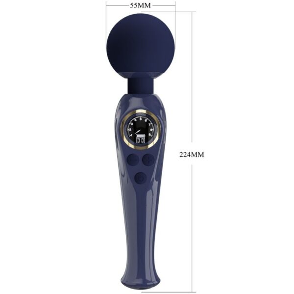 Pretty Love Skyler — Wand Massager, Rechargeable, Blue — Vibrators — view 5